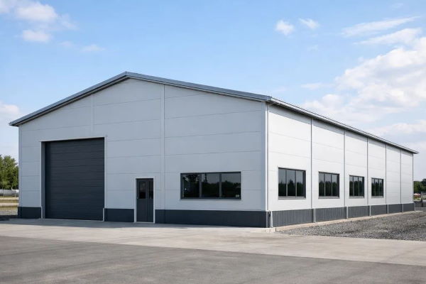№ 2 Ангар из сэндвич-панелей